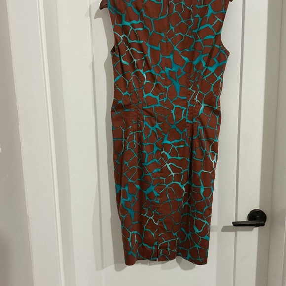 Anne Klein Dresses & Skirts - Anne Klein Brown and Teal Midi Dress